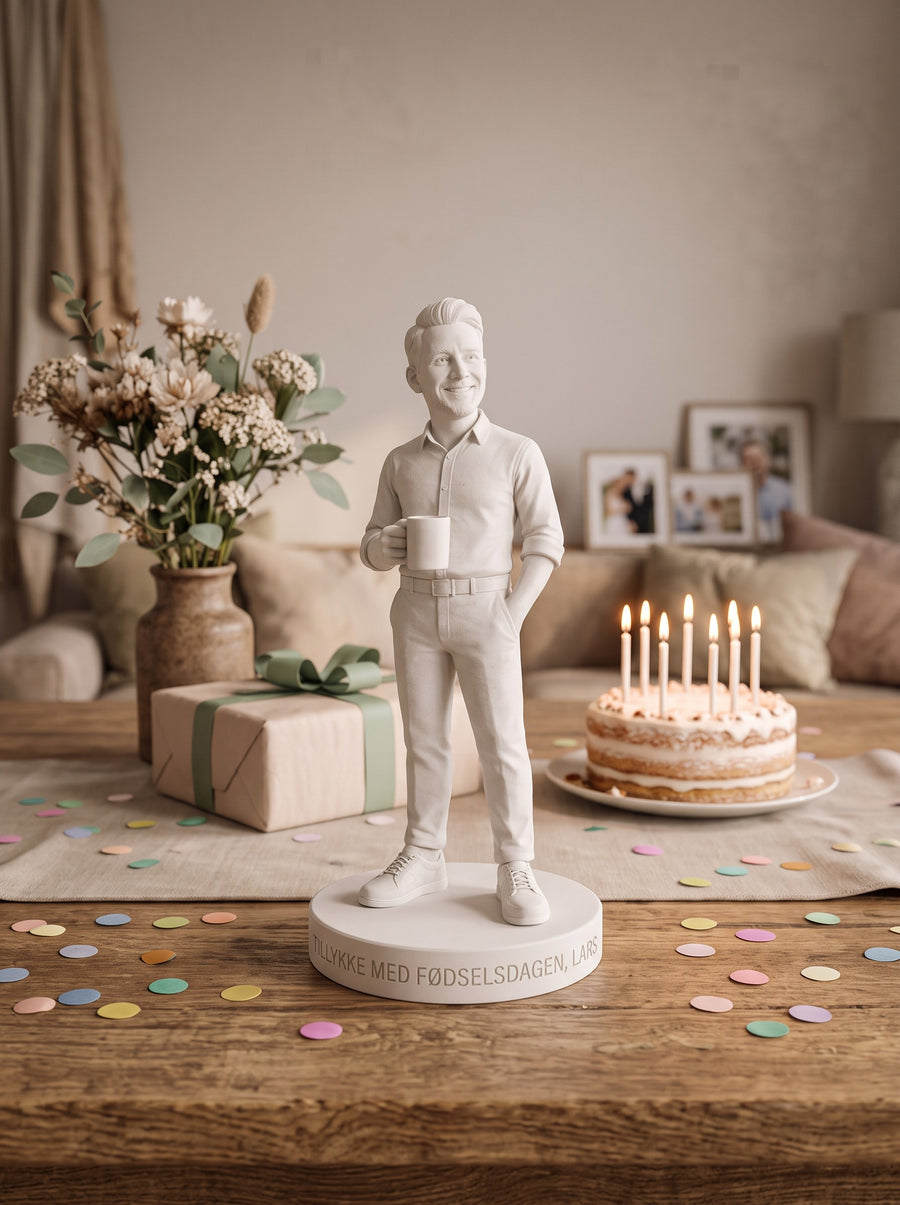 Personlig 3D-figur som gaveidé til en mærkedag